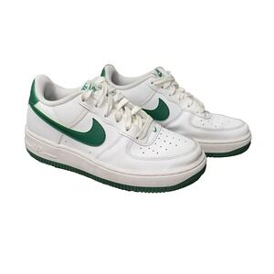 Nike Air Force 1 (GS) White Malachite Size 4Y Youth Shoe FV5948-103 Green